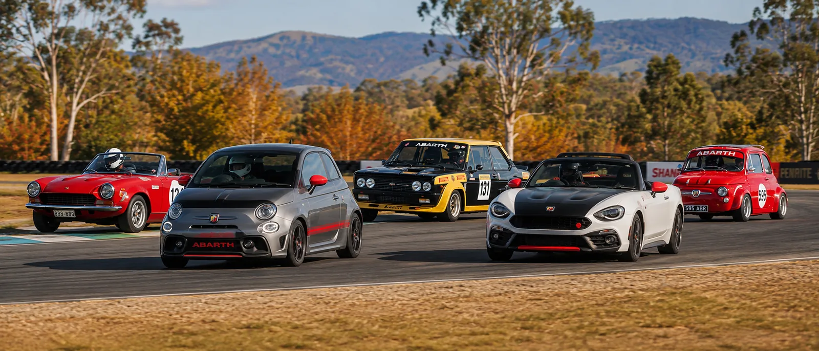 Fiats on track at Winton Motor Raceway
